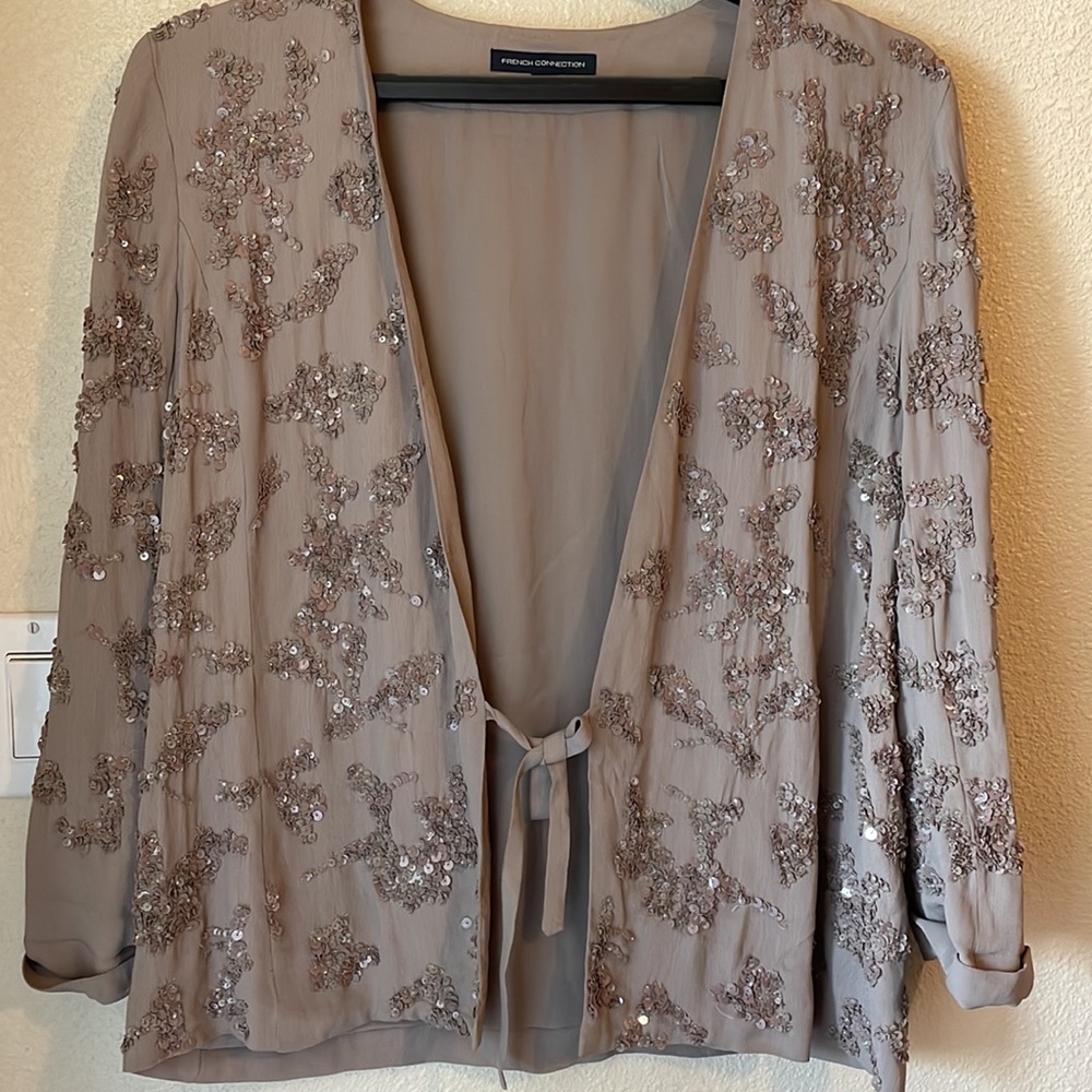 French Connection sequin top